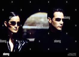 THE MATRIX RELOADED CARRIE-ANNE MOSS as Trinity, KEANU REEVES as ...