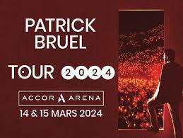 Patrick Bruel en concert à l'Accor Arena de Paris en mars 2024 ...