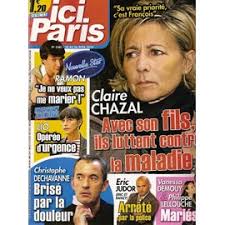 Ici Paris N° 03381 : claire chazal, ramon (nouvelle star) lio ...